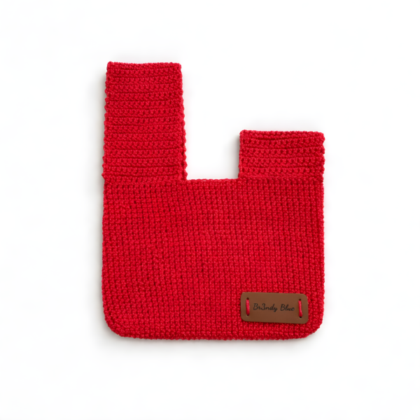 Bolso Japonés Crochet -Crimson Breeze -