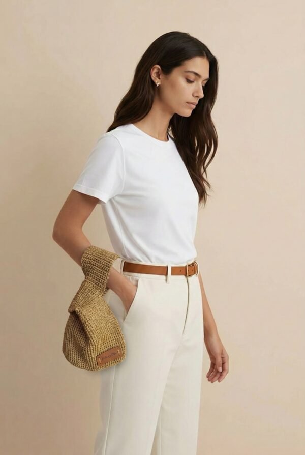 Bolso Japonés Crochet - Golden Sun -