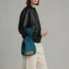 Bolso Japonés Crochet - Blue Wave -