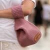 Bolso Japonés Crochet  - Blush Sand -